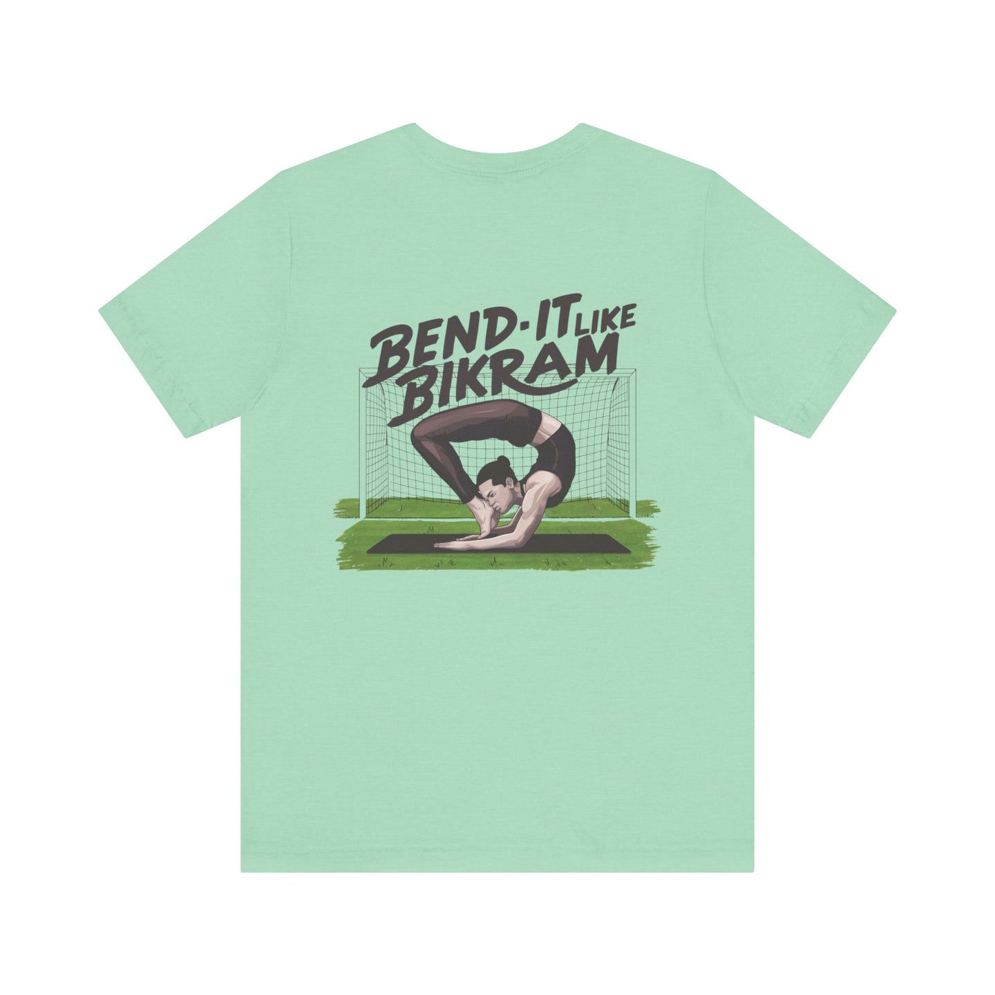 Yoga Tee "Bend It Like Bikram"